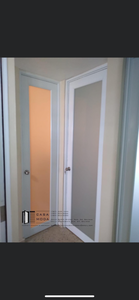 Puertas Full Glass con Cristal Blanco laminado